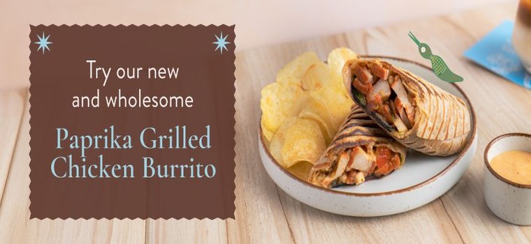Paprika Grilled Chicken Burrito